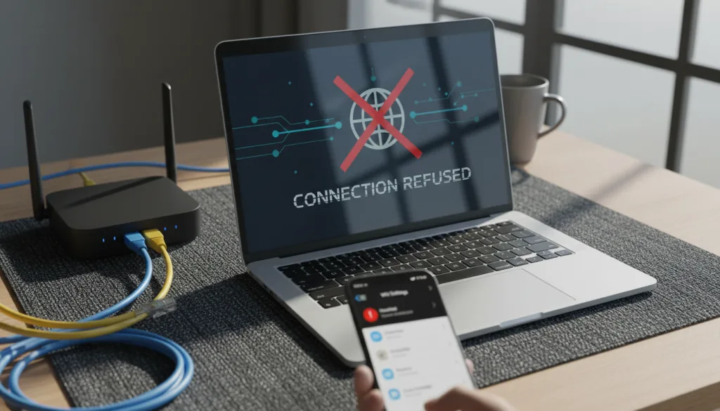 découvrez comment résoudre efficacement l'erreur err_connection_refused et surmonter les problèmes réseau grâce à nos solutions simples et pratiques.